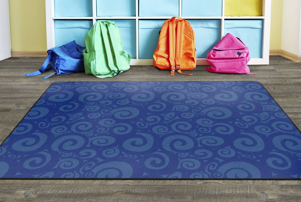 Blue Tone on Tone Carpet 10'6 x 13'2 K1738