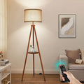 63" Tripod Floor Lamp with Shelves P606