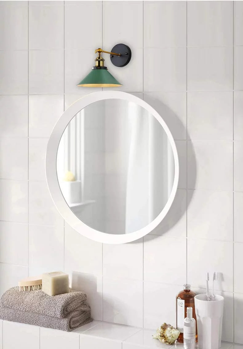 Dark Green 2-Lights Battery Wall Sconce Light Fixture J8631