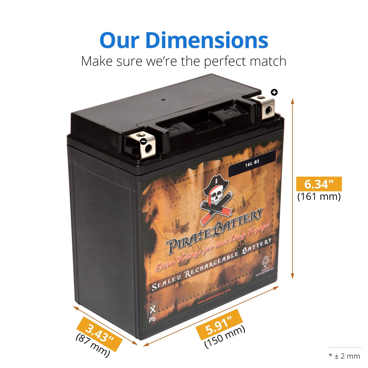 12 Volt 14 Ah 230 CCA ATV Battery N24278