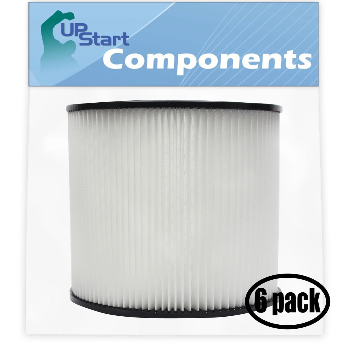 6-Pack Wet/Dry Vacuum Cartridge Filter D402