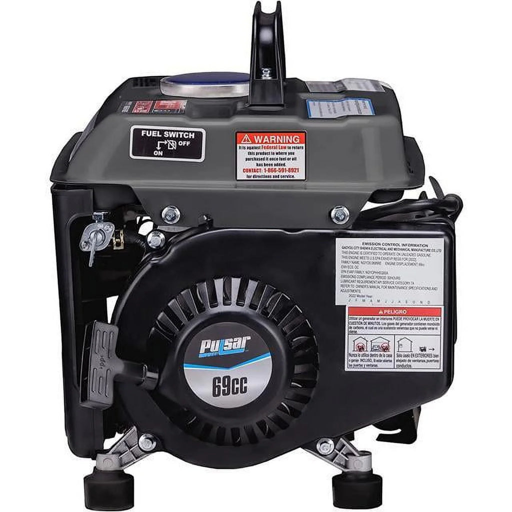 Portable Gas-Powered Generator with Carrying Handle, 1200W, Black/Gray C704531