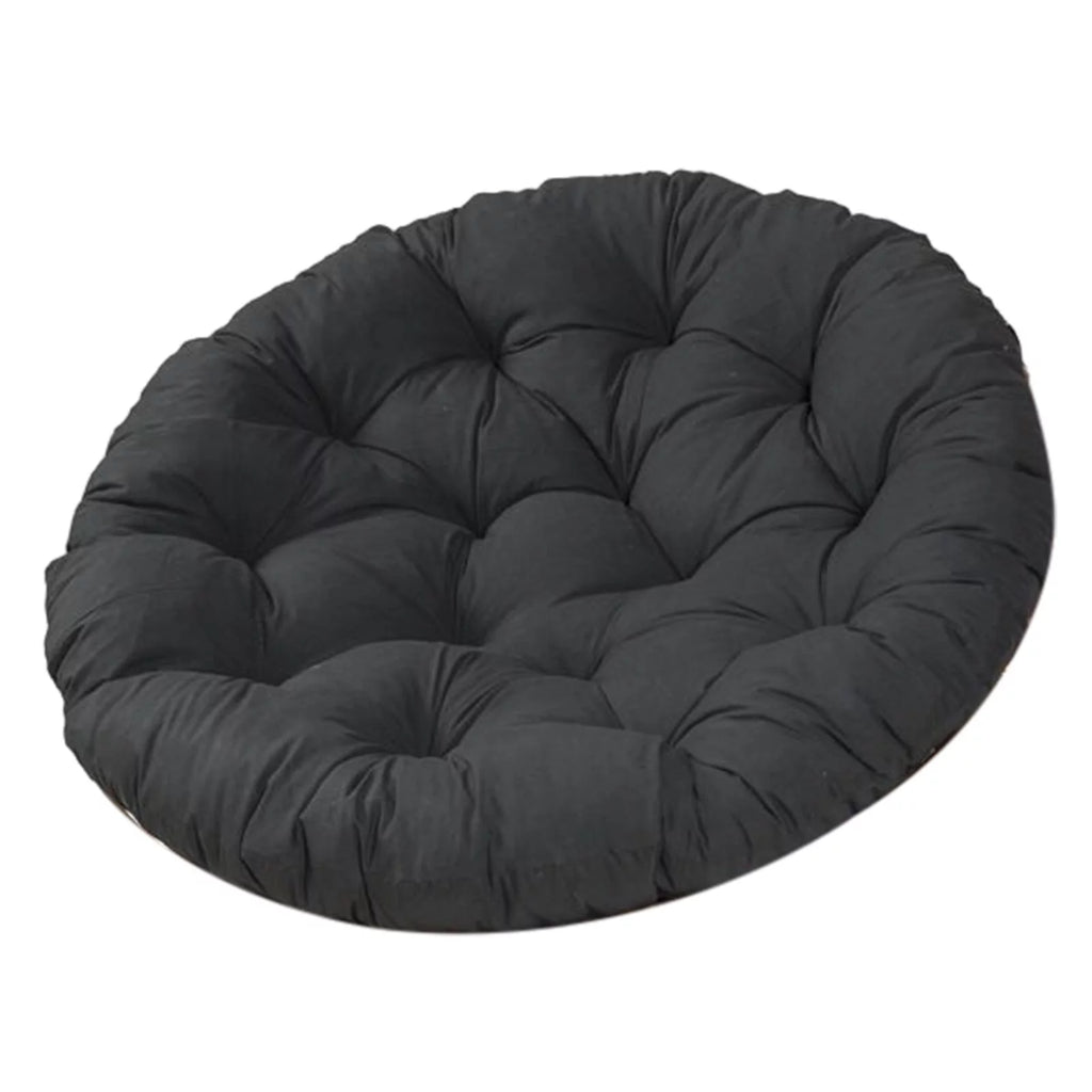 24"x24" Round Hanging Chair Cushion Black B1733
