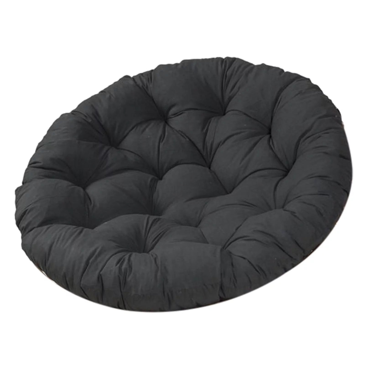 24"x24" Round Hanging Chair Cushion Black B1733