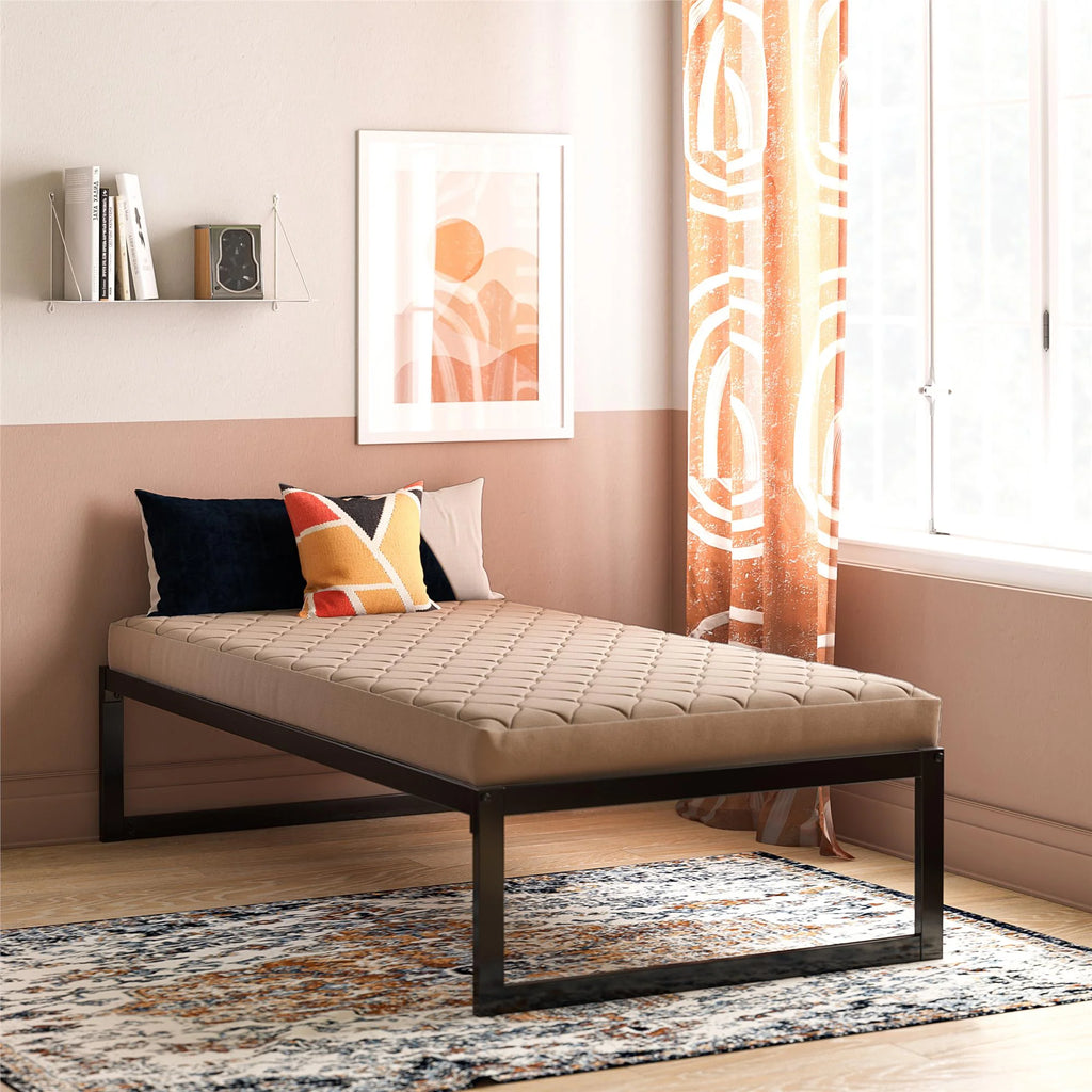 6 Inch Polyester Quilted Top Twin Mattress D9772
