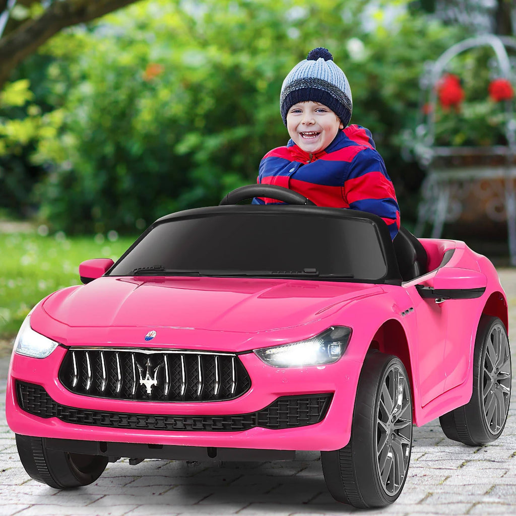 12V Kids Ride on Car with RC Remote Control Black M4164