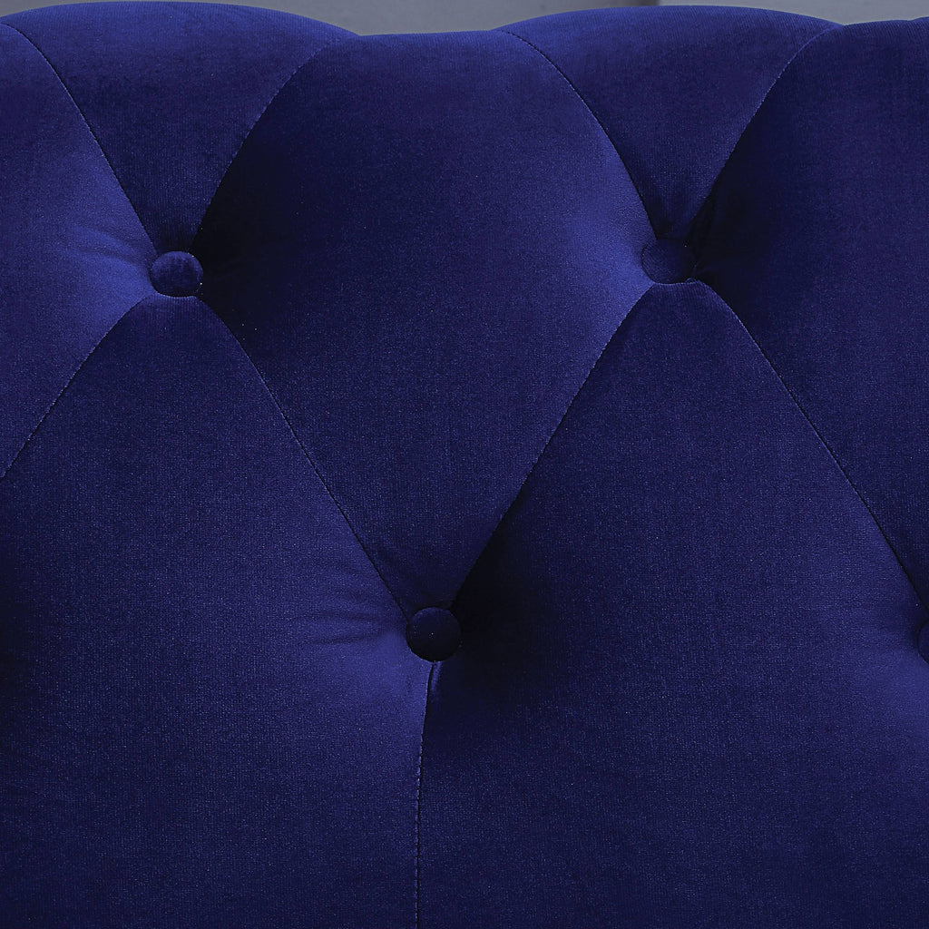 Black Tufted Fabric Chair F3468