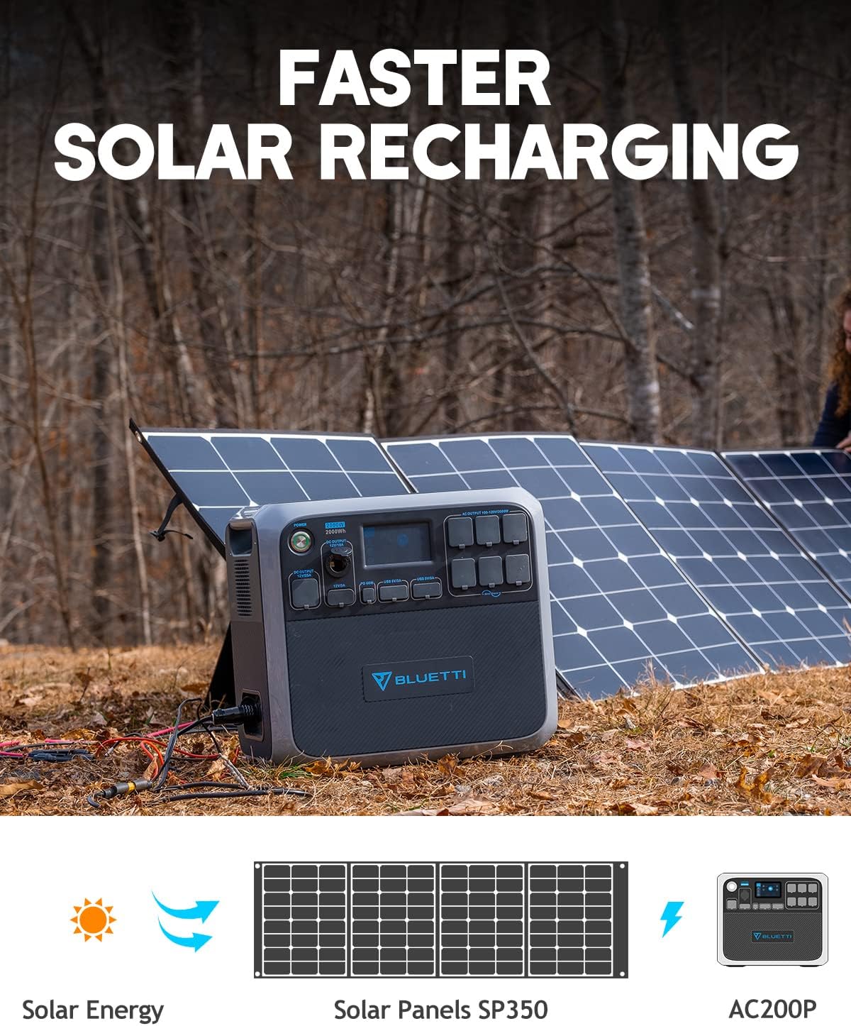 350W Foldable Solar Panel with Adjustable Kickstand B25186