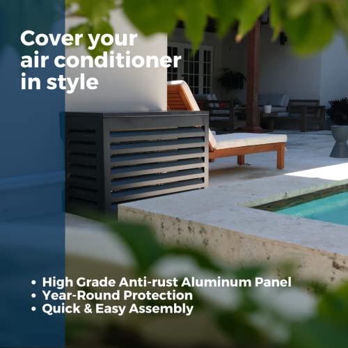 Aluminum Mini Split AC Cover for Outside Units K79444