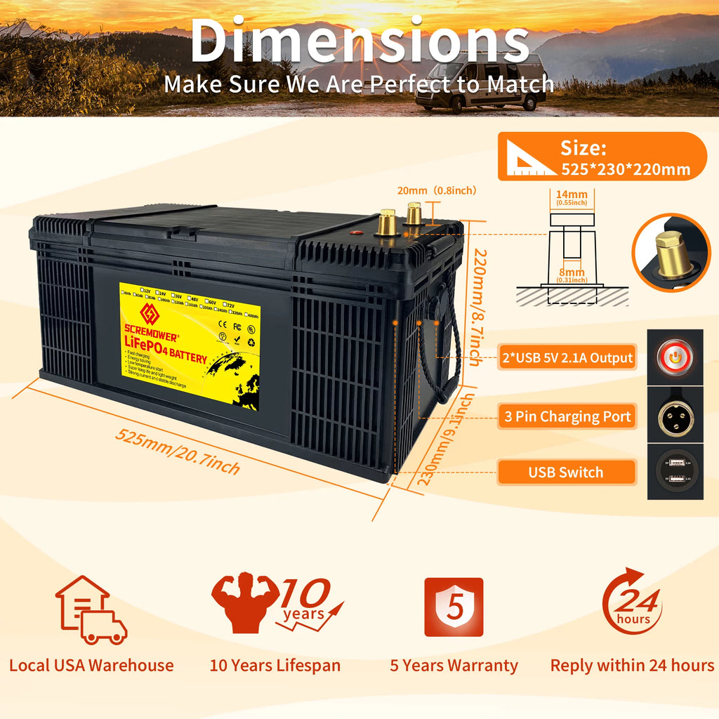 24V 100Ah LiFePO4 Battery with 100A BMS B9313
