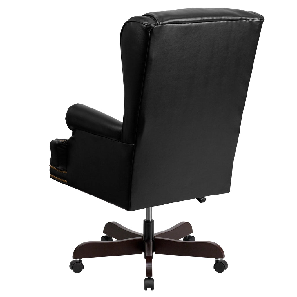 Black Tufted High Back Executive Office Chair V2849