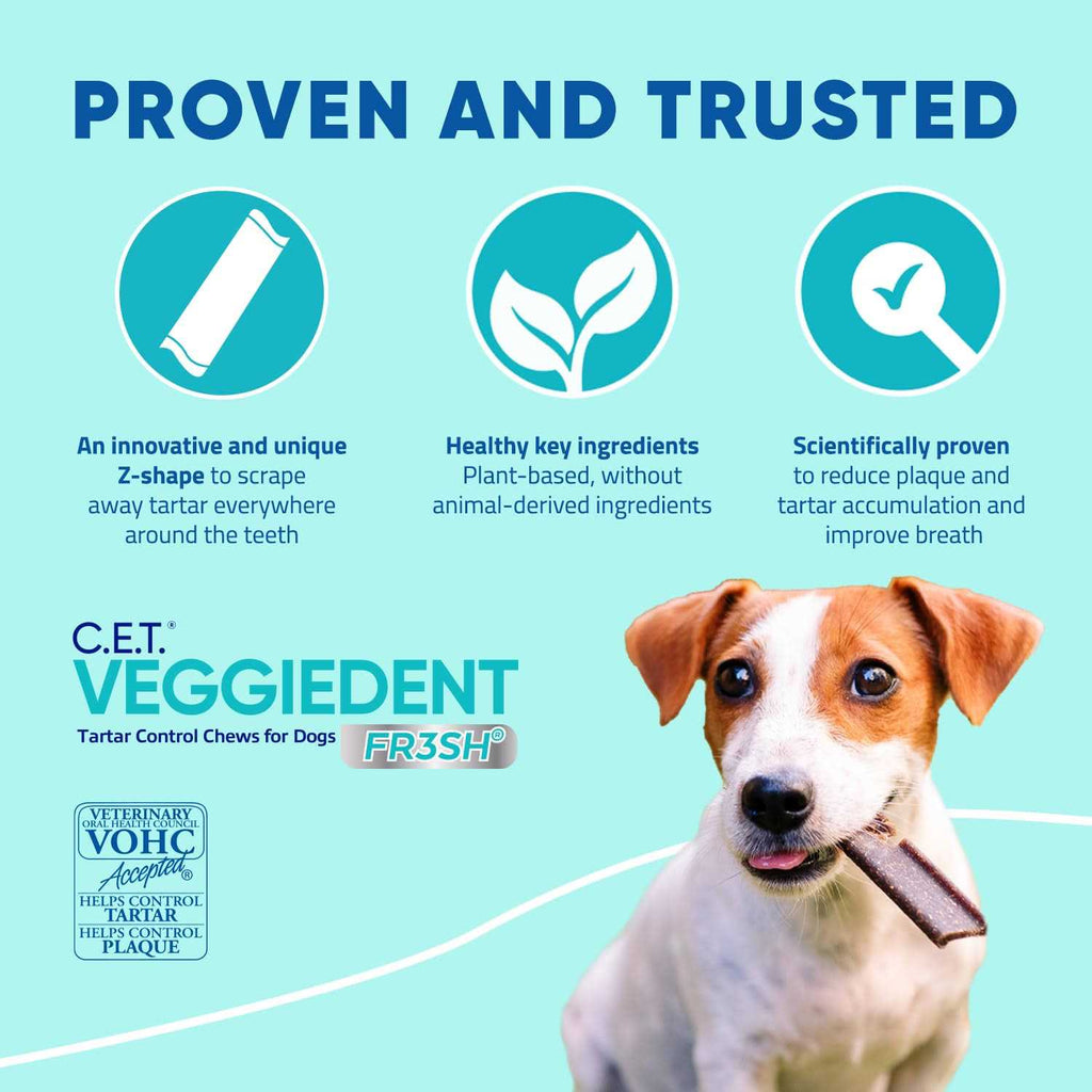VeggieDent Tartar Control Chews for Dogs A176230