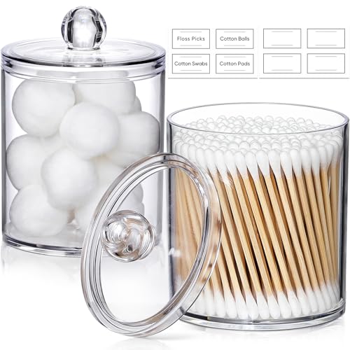 4 Pack Acrylic Qtip Holder Dispenser H632419