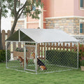 Outdoor Dog Kennel with Waterproof UV Resistant Roof O766