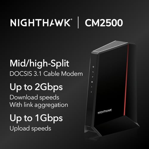 Cable Modem DOCSIS 3.1 Black K937481