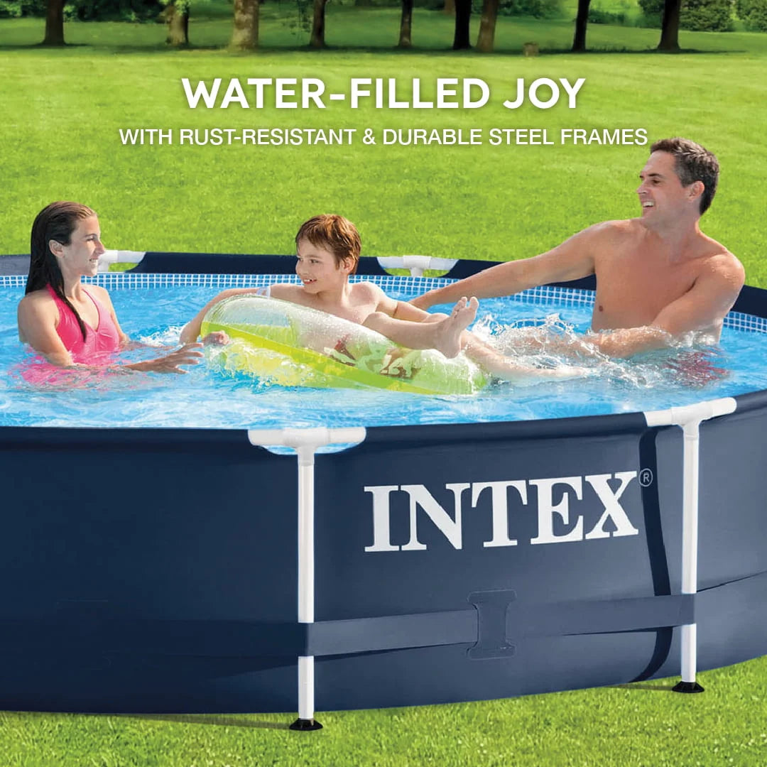 Metal Frame Above Ground Swimming Pool with Pump I313
