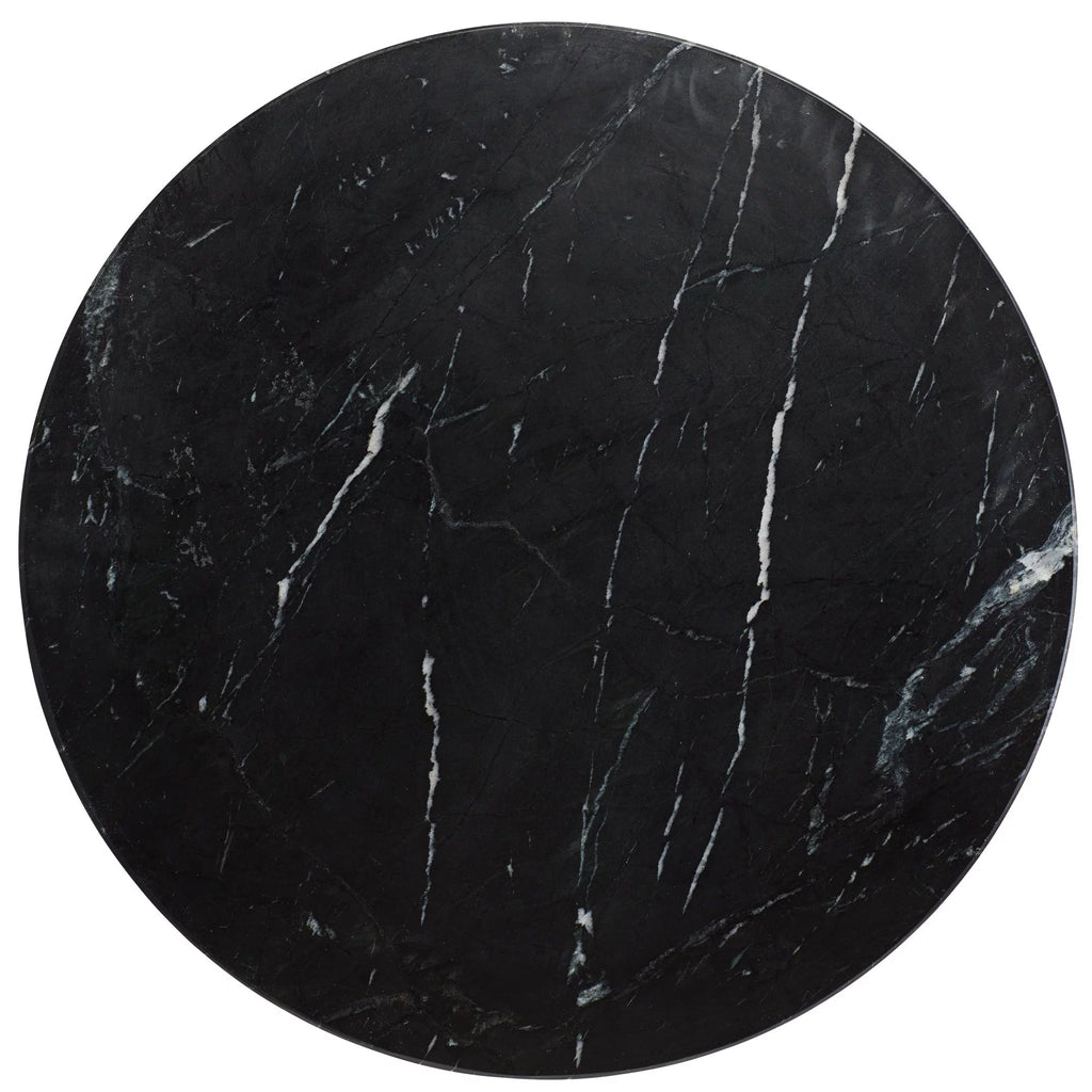 Black Marble Accent Table D351
