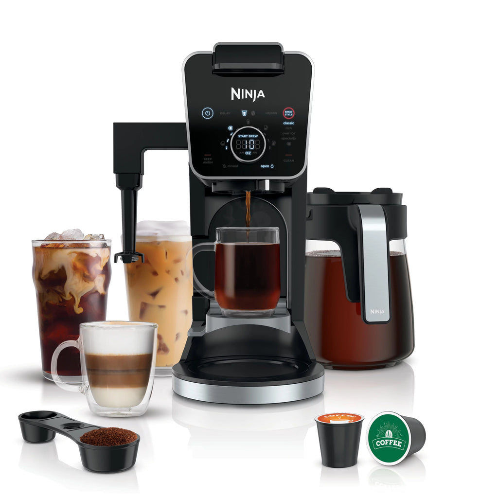 Single-Serve 12-Cup Glass Carafe Coffee Maker K329