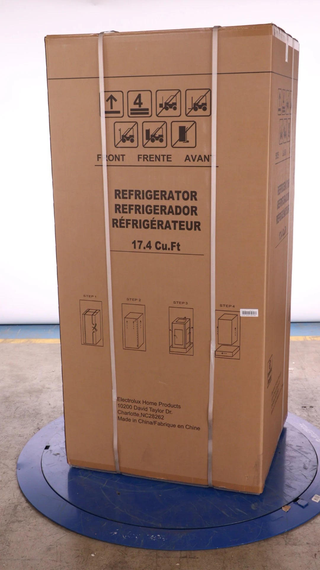 33 IN 17.4 CU FT Stainless Steel French Four Door Refrigerator J7250