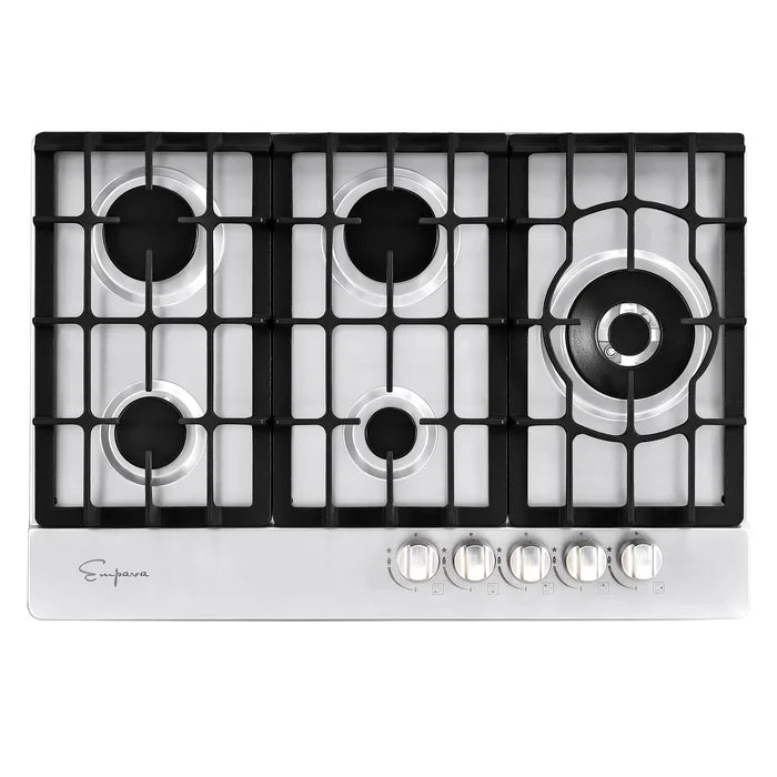 30 Stainless Steel Built-In Gas Cooktop with 5 Burners J563264