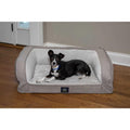 Quilted Orthopedic Bolster Dog Bed D18449