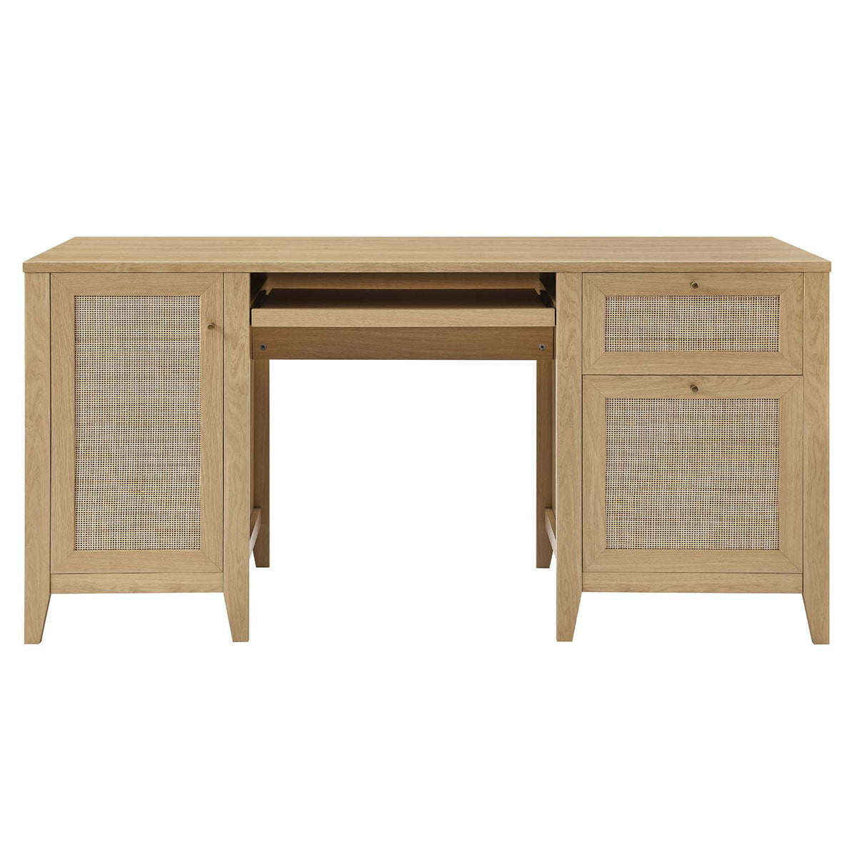 Oak Office Desk Y469