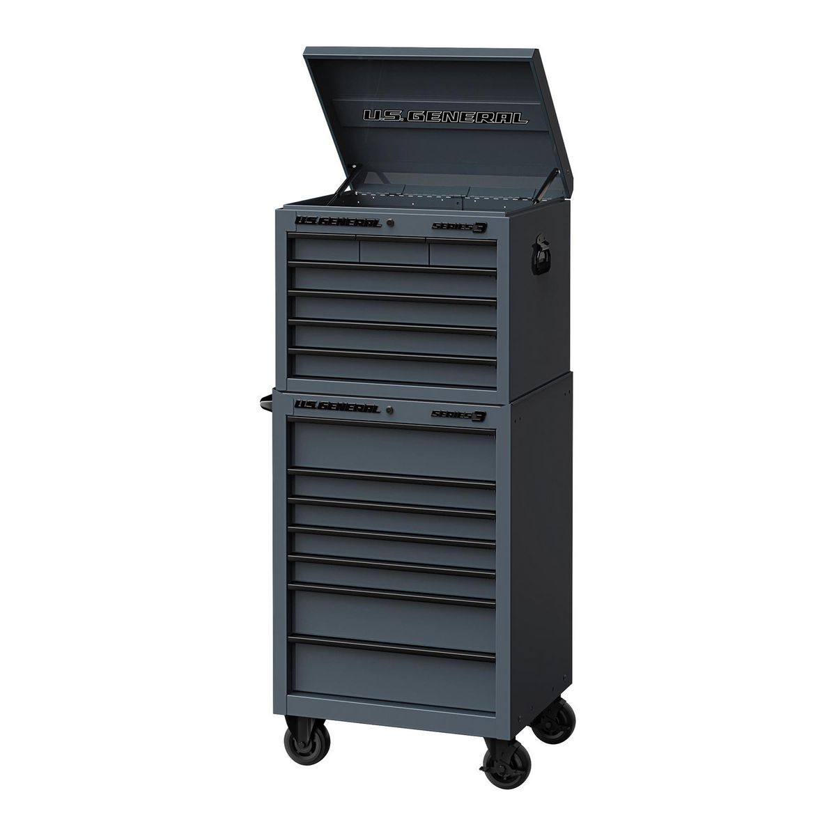 27 in. x 22 in. Slate Gray Top Chest N2350