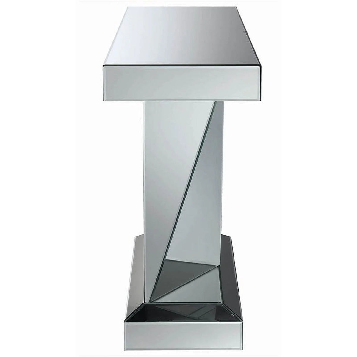 Rectangular Sofa Table with Mirror V82421