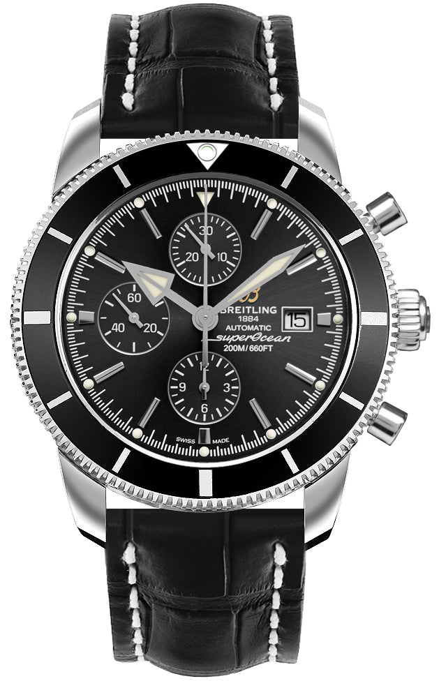 Black Chronograph 46mm F7228