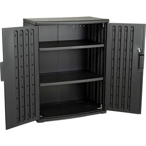Black 46 in. Storage Cabinet P127