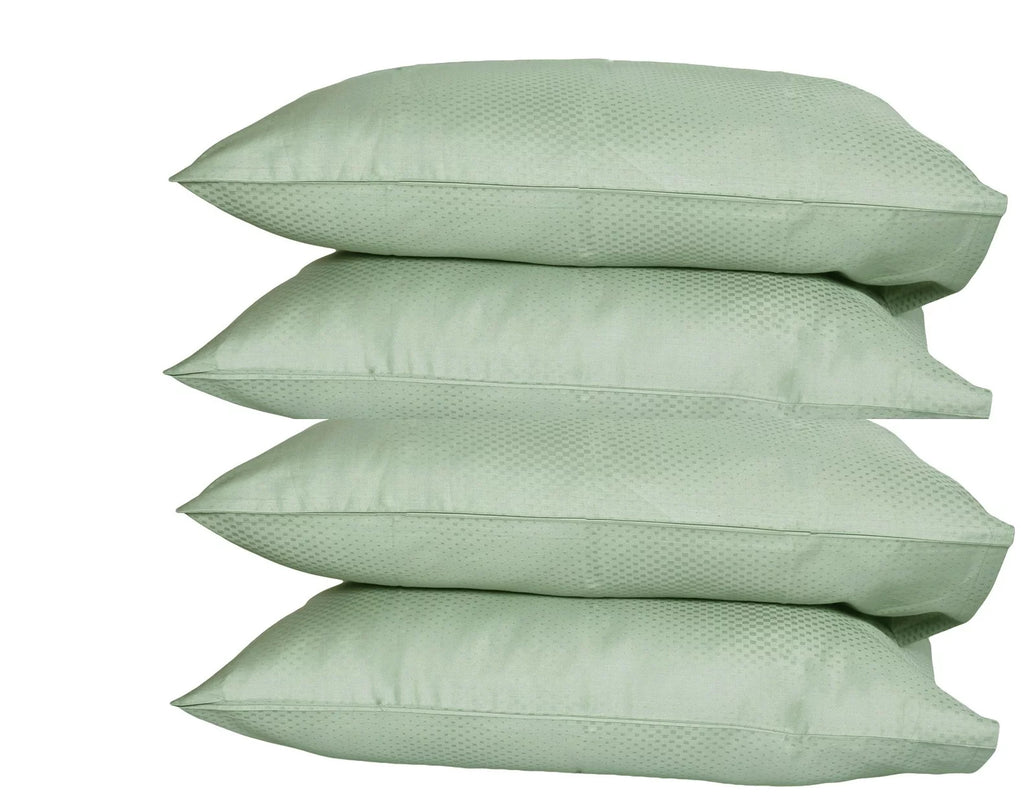 100% Cotton Jacquard Queen Pillow Cases, Pack of 4 S88832