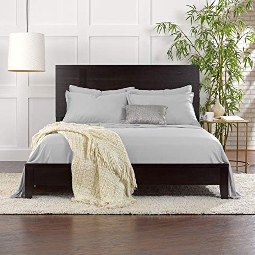 King White Bamboo Viscose Bed Sheet Set R574