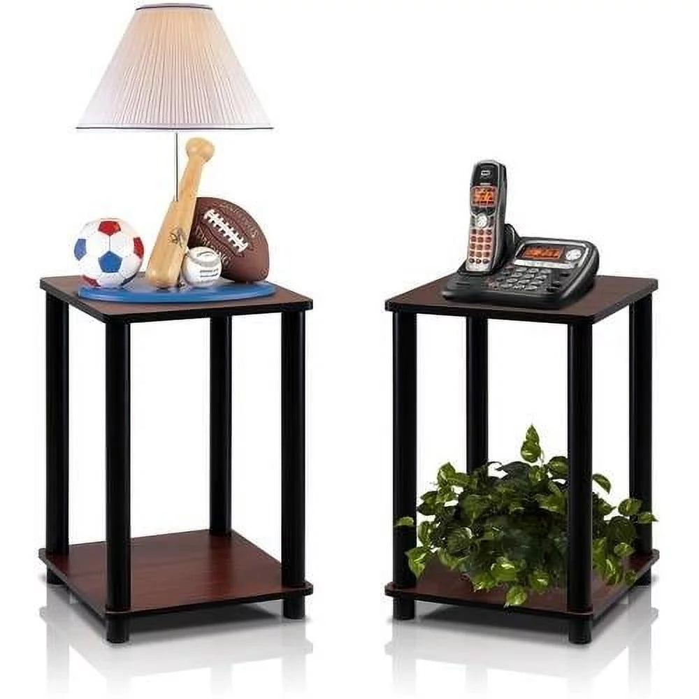 Dark Cherry Black Set of 2 End Table K860