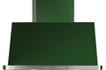 36 in. Emerald Green Wall Mount Range Hood with 600 CFM Blower A973926