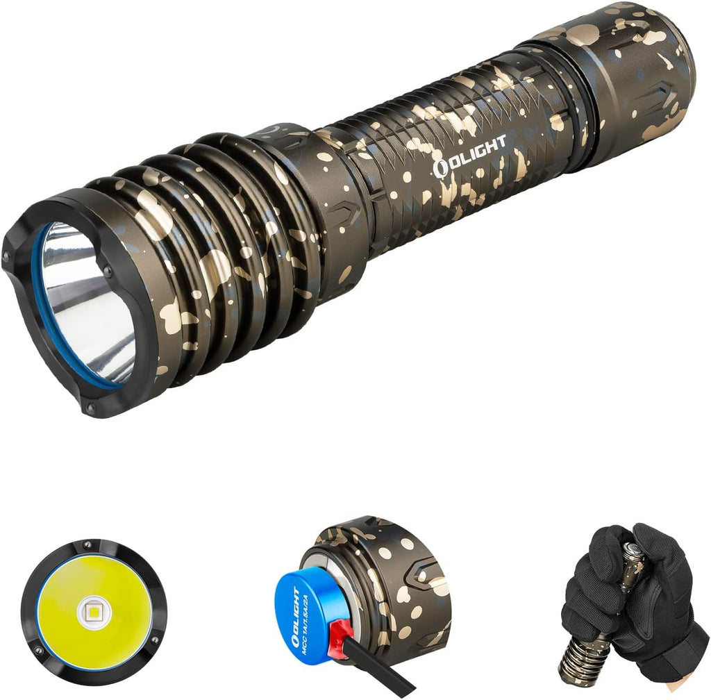 2500 Lumens Tactical Flashlight with 560 Meters Beam Distance O605