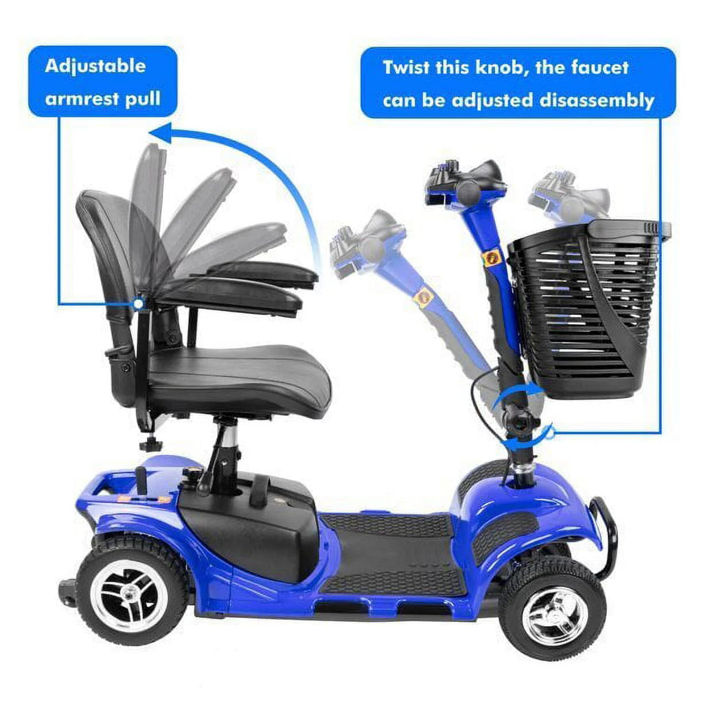 4 Wheel Folding Electric Mobility Scooter Z593917