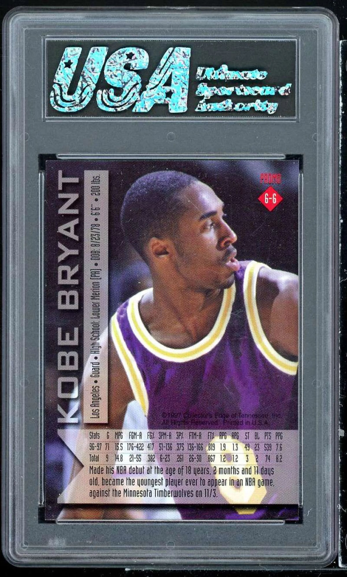 Kobe Bryant Card 1997 B8179