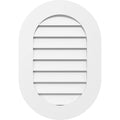 Vertical Round Ended Surface Mount PVC Gable Vent L512564