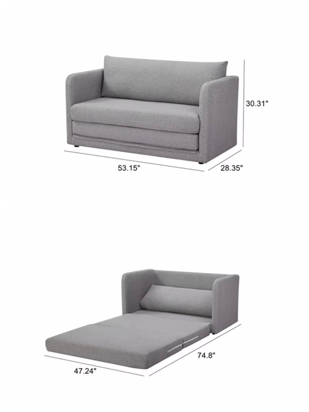 Polyester Sleeper Sofa D8974