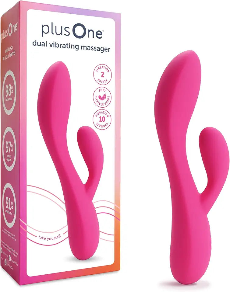 Dual Rabbit Vibrator Personal Massager Z540065