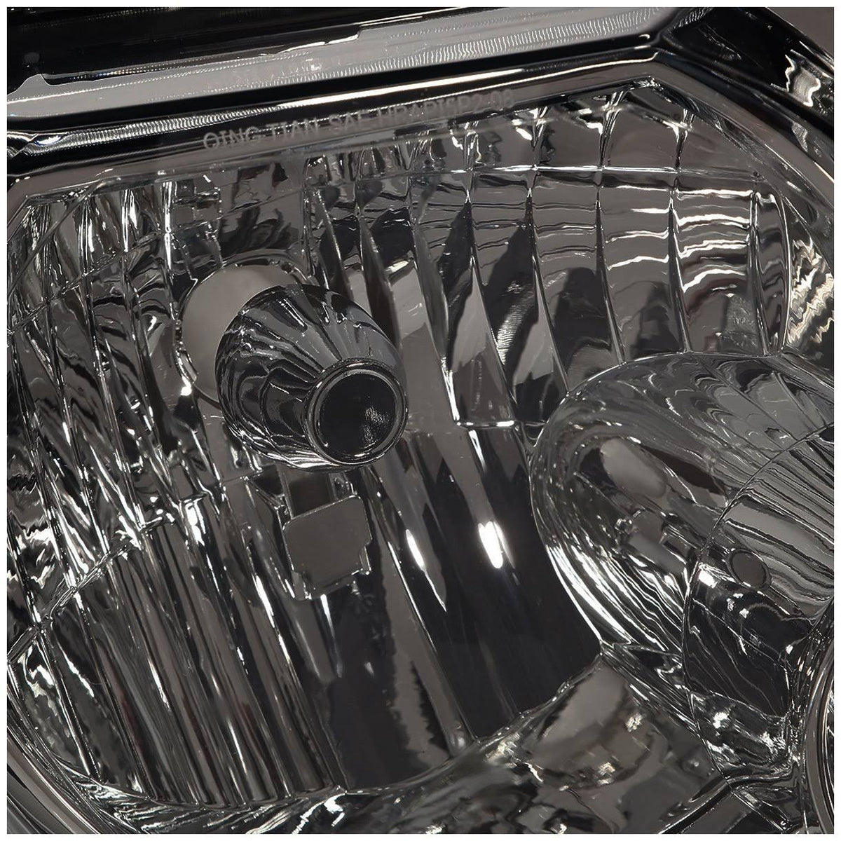 Smoked Housing Clear Corner Headlamp Pair H2671
