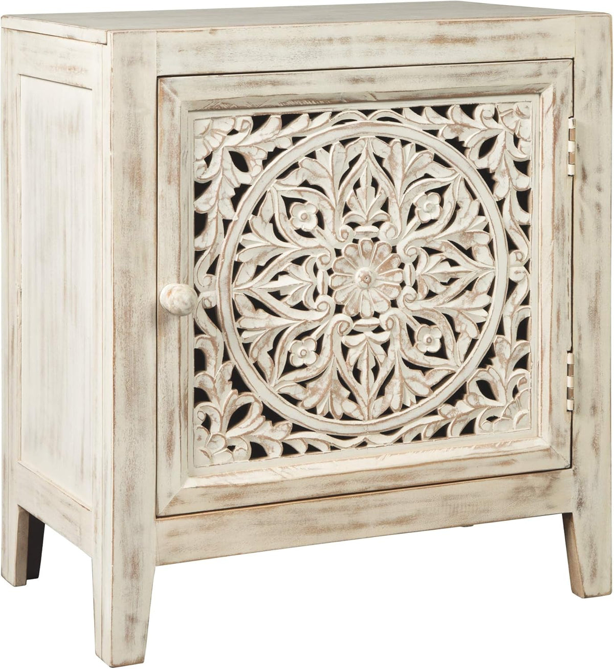 Vintage White Accent Cabinet or End Table F288