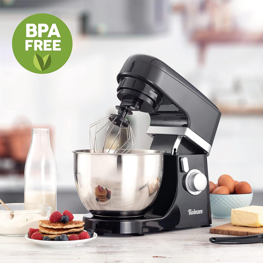 Electric Stand Mixer with Tilt Head, 600 W, 6-Speed, 3 Attachments U67309