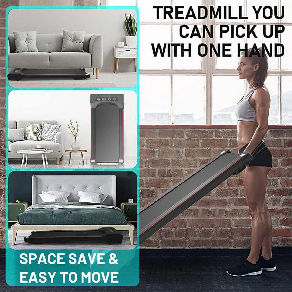 Under Desk Treadmill Portable Walking Pad I90344