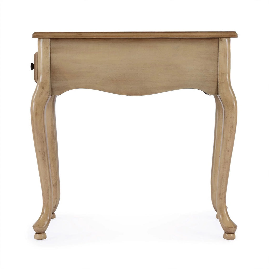 Antique Beige One Drawer Side Table X577