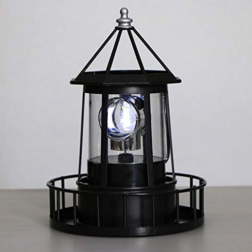 Solar Rotating Lighthouse Lamp E2907