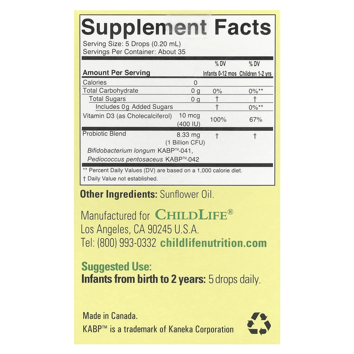 Probiotic Drops 0.27 fl oz J765210