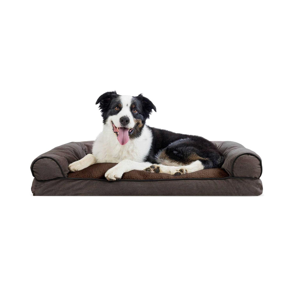 Faux Fleece Chenille Sofa Pet Bed T682