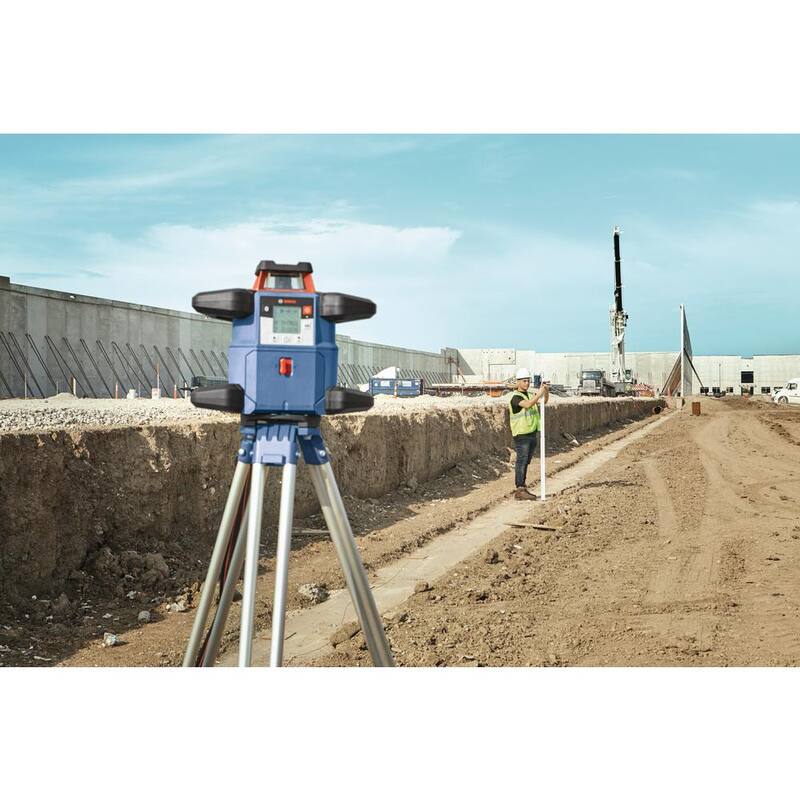 Self-Leveling Horizontal/Vertical Rotary Laser Level Kit F8415