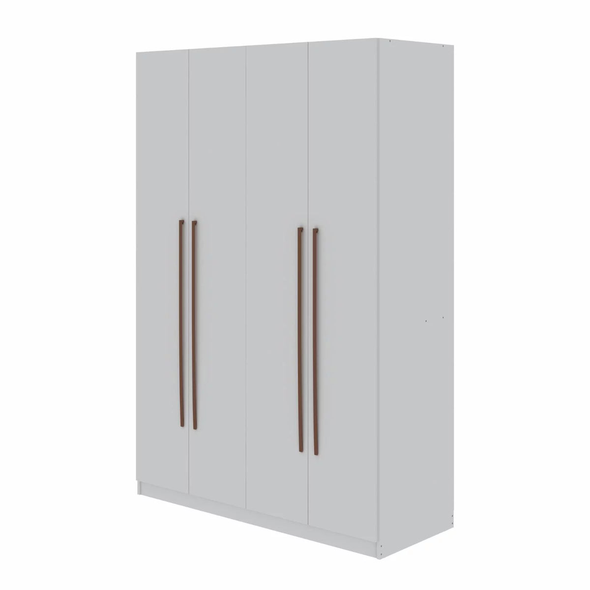 White Wood Wardrobe Armoire Closet W261953